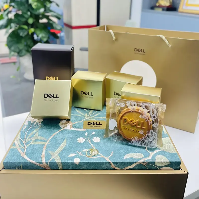 Hộp bánh trung thu thương hiệu Dell